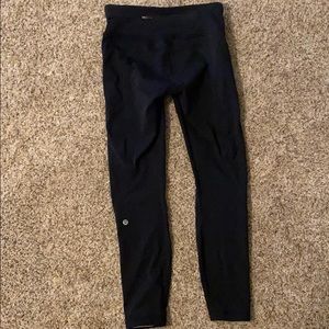 Black lululemon running pants